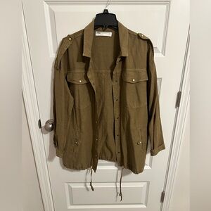 ⚠️ Closet Clean Out Zara Brown Utility Jacket